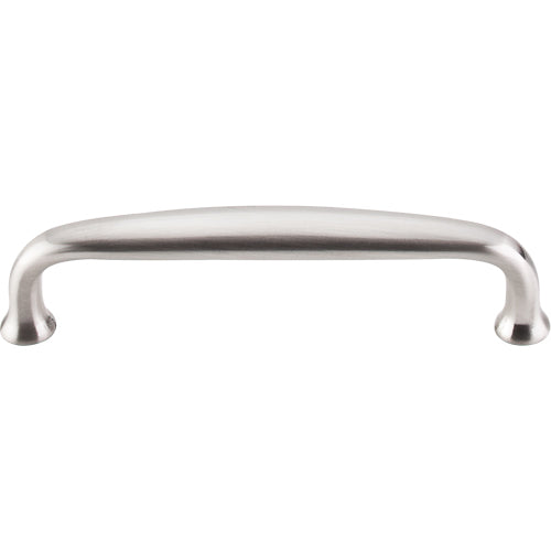 Top Knobs - Charlotte 4 Inch Center to Center Bar pull - Brushed Satin Nickel