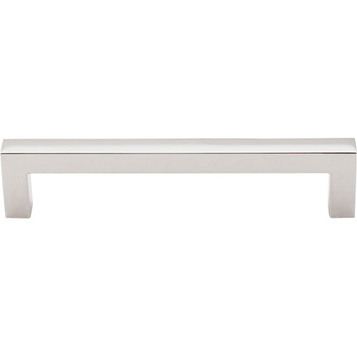 Top Knobs - Square Bar 5 1/16 Inch Center to Center Bar pull - Polished Nickel