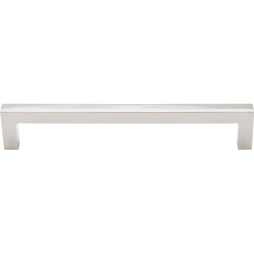 Top Knobs - Square Bar 6 5/16 Inch Center to Center Bar pull - Polished Nickel