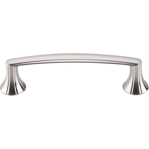 Top Knobs - Rue 3 3/4 Inch Center to Center Bar pull - Brushed Satin Nickel