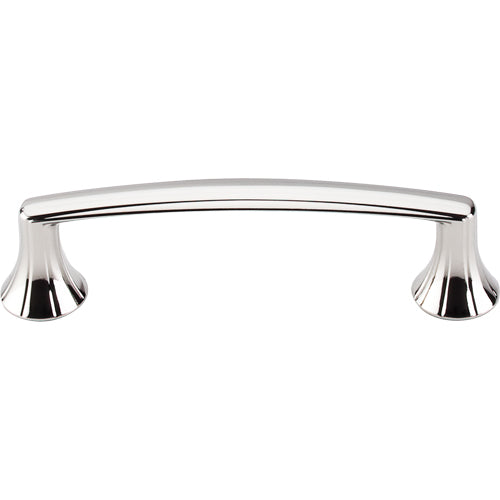 Top Knobs - Rue 3 3/4 Inch Center to Center Bar pull - Polished Nickel