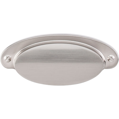 Top Knobs - Dakota 2 9/16 Inch Center to Center Cup/Bin pull - Brushed Satin Nickel