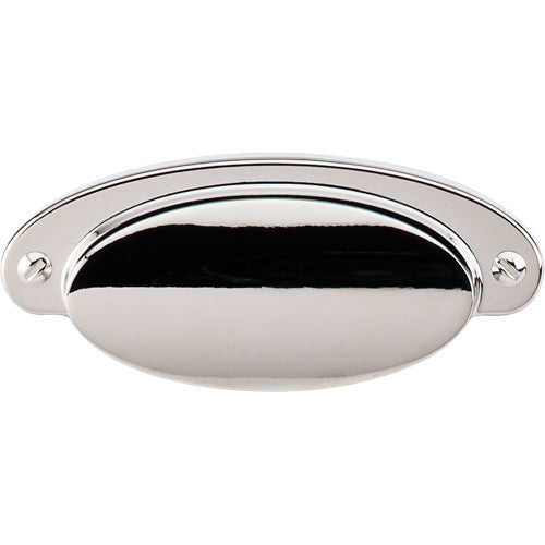 Top Knobs - Dakota 2 9/16 Inch Center to Center Cup/Bin pull - Polished Nickel