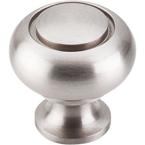 Top Knobs - Ring 1 1/4 Inch Diameter Round Knob - Brushed Satin Nickel