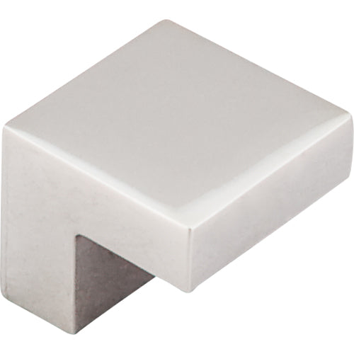 Top Knobs - Square 1 Inch Length Square Knob - Polished Nickel