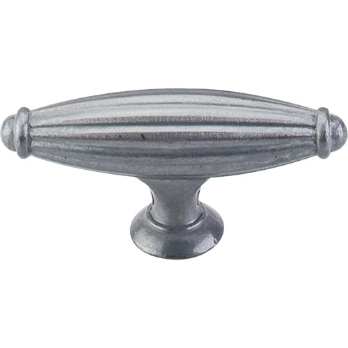 Top Knobs - Tuscany 2 5/8 Inch Length Bar Knob - Pewter Light