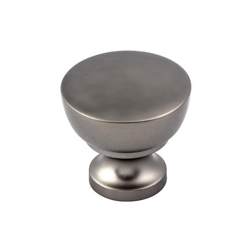 Top Knobs - Bergen 1 1/4 Inch Diameter Mushroom Knob - Ash Gray