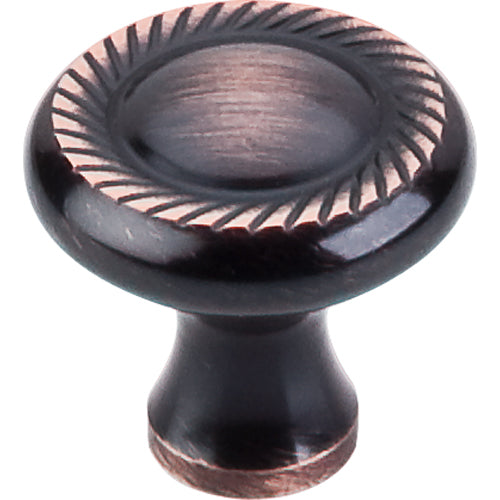 Top Knobs - Swirl Cut 1 1/4 Inch Diameter Round Knob - Tuscan Bronze