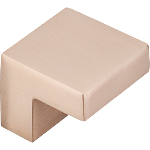Top Knobs - Square 1 Inch Length Square Knob - Brushed Bronze