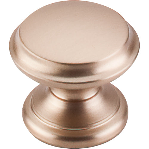 Top Knobs - Flat Top 1 3/8 Inch Diameter Round Knob - Brushed Bronze