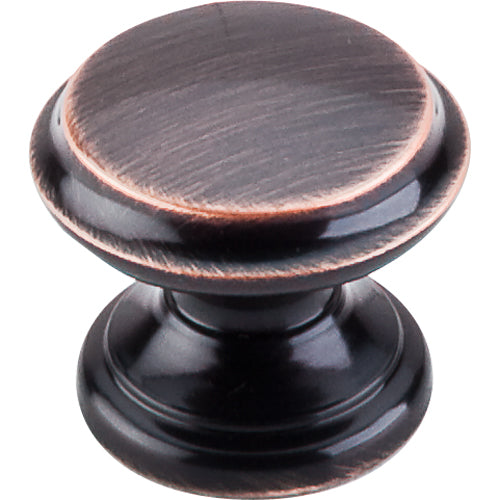 Top Knobs - Flat Top 1 3/8 Inch Diameter Round Knob - Tuscan Bronze