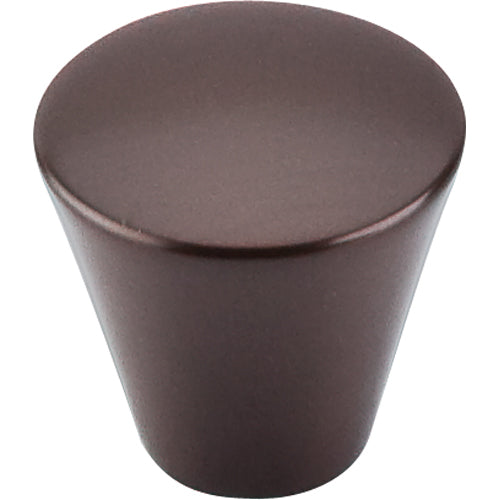 Top Knobs - Cone 1 1/16 Inch Diameter Round Knob - Oil Rubbed Bronze