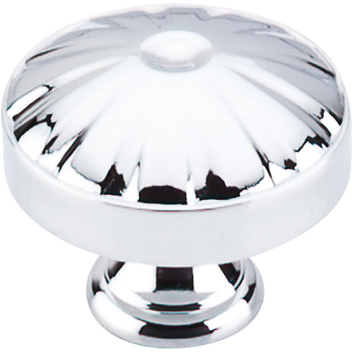 Top Knobs - Hudson 1 1/4 Inch Diameter Round Knob - Polished Chrome