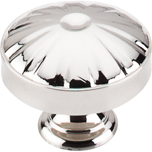 Top Knobs - Hudson 1 1/4 Inch Diameter Round Knob - Polished Nickel