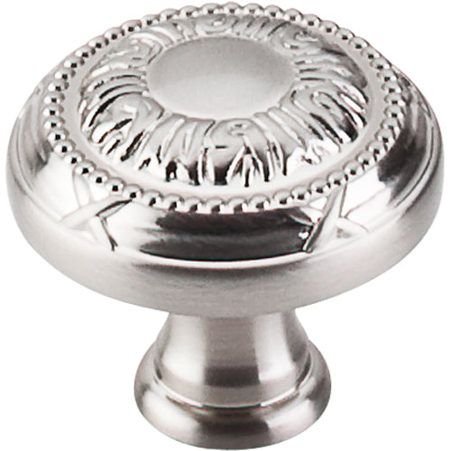 Top Knobs - Ribbon 1 1/4 Inch Diameter Round Knob - Brushed Satin Nickel
