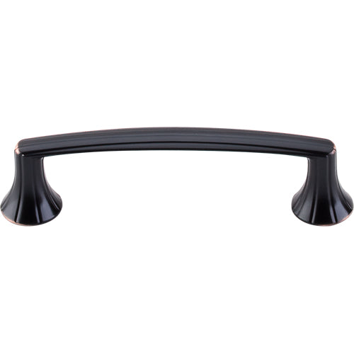 Top Knobs - Rue 3 3/4 Inch Center to Center Bar pull - Tuscan Bronze