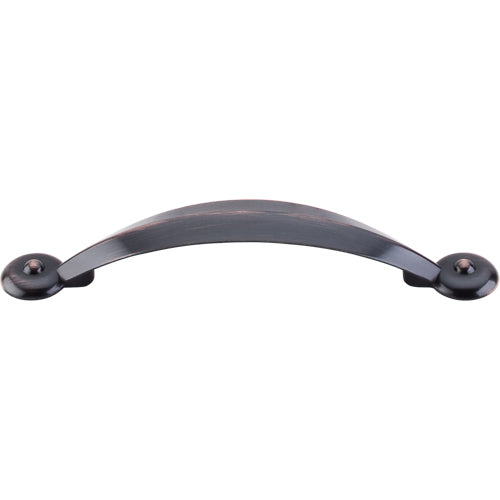 Top Knobs - Angle 3 3/4 Inch Center to Center Bar pull - Tuscan Bronze