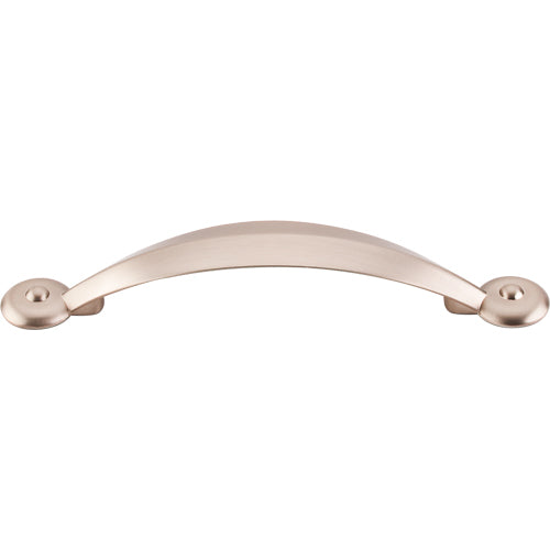 Top Knobs - Angle 3 3/4 Inch Center to Center Bar pull - Brushed Bronze