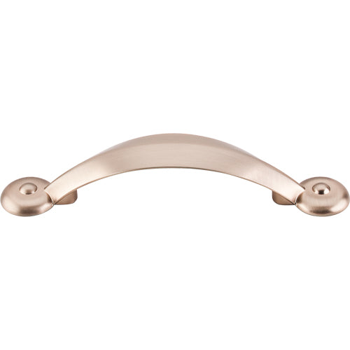 Top Knobs - Angle 3 Inch Center to Center Bar pull - Brushed Bronze