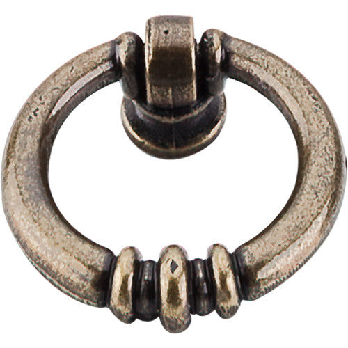 Top Knobs - Newton Ring 1 5/8 Inch Length Round Knob - German Bronze