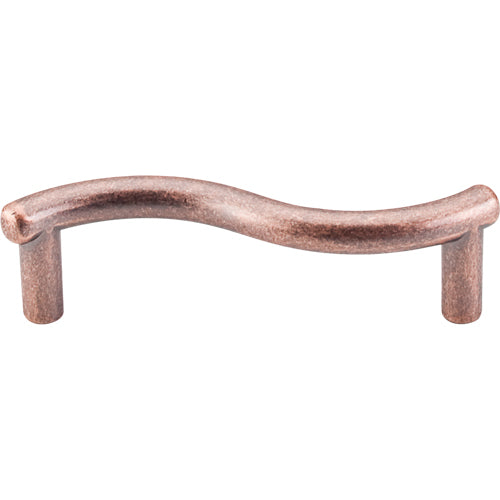 Top Knobs - Spiral 3 Inch Center to Center Bar pull - Antique Copper