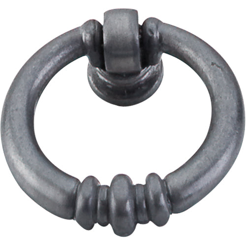 Top Knobs - Newton Ring 1 5/8 Inch Length Round Knob - Pewter Light