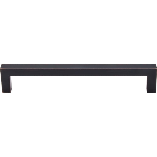 Top Knobs - Square Bar 6 5/16 Inch Center to Center Bar pull - Tuscan Bronze