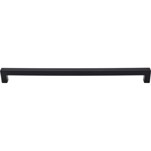Top Knobs - Square Bar 12 Inch Center to Center Bar pull - Flat Black