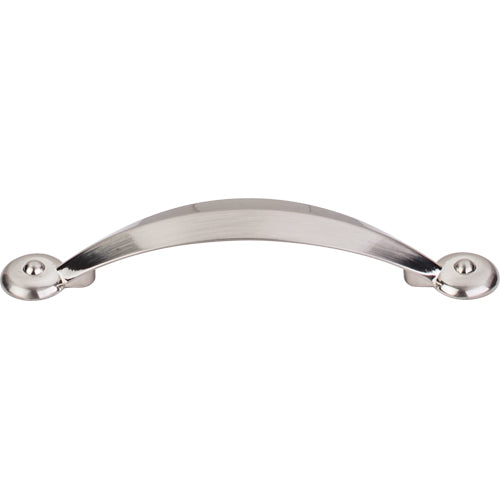 Top Knobs - Angle 3 3/4 Inch Center to Center Bar pull - Brushed Satin Nickel