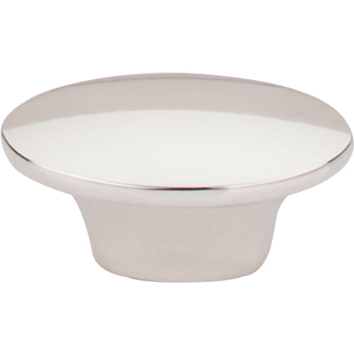 Top Knobs - Dakota 1 1/2 Inch Length Oval Knob - Polished Nickel
