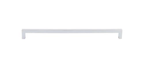 Top Knobs - Square Bar 17 5/8 Inch Center to Center Bar pull - Polished Chrome