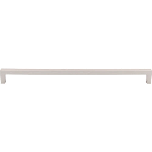 Top Knobs - Square Bar 12 5/8 Inch Center to Center Bar pull - Polished Nickel