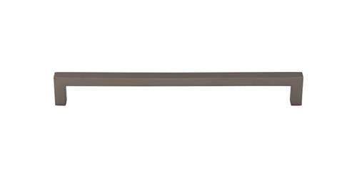 Top Knobs - Square Bar 8 13/16 Inch Center to Center Bar pull - Ash Gray