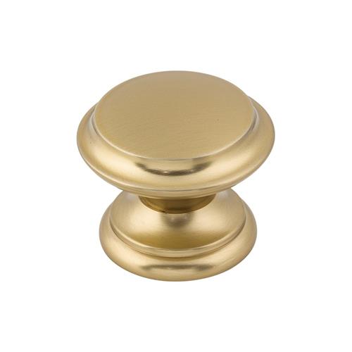 Top Knobs - Flat Top 1 3/8 Inch Diameter Round Knob - Honey Bronze