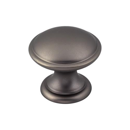 Top Knobs - Rounded 1 1/4 Inch Diameter Round Knob - Ash Gray