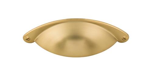 Top Knobs - Arendal 2 1/2 Inch Center to Center Cup/Bin pull - Honey Bronze