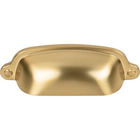 Top Knobs - Charlotte 2 9/16 Inch Center to Center Cup/Bin pull - Honey Bronze