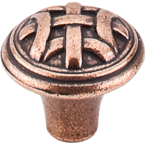 Top Knobs - Celtic 1 Inch Diameter Round Knob - Old English Copper