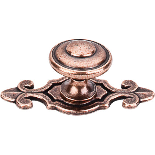 Top Knobs - Canterbury 1 1/4 Inch Diameter Round Knob - Old English Copper