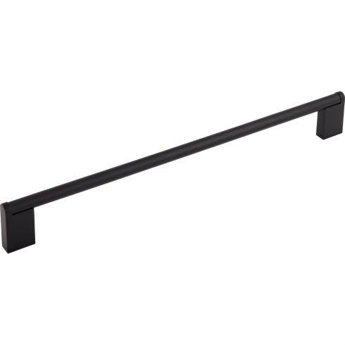 Top Knobs - Princetonian 12 Inch Center to Center Appliance pull - Flat Black