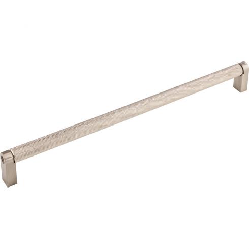 Top Knobs - Amwell 11 11/32 Inch Center to Center Bar pull - Brushed Satin Nickel