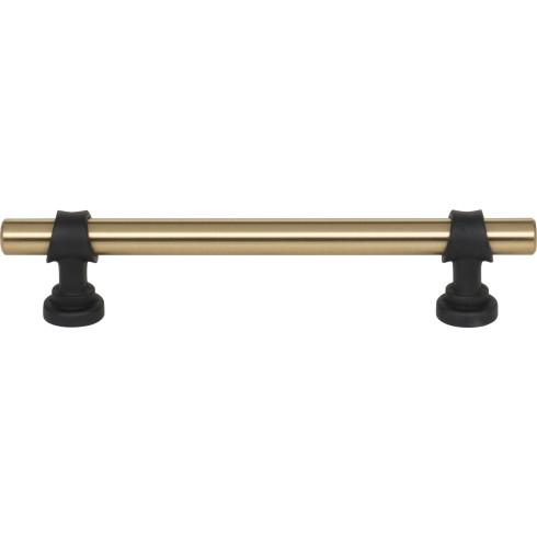 Top Knobs - Bit 5 1/16 Inch Center to Center Bar pull - Honey Bronze and Flat Black