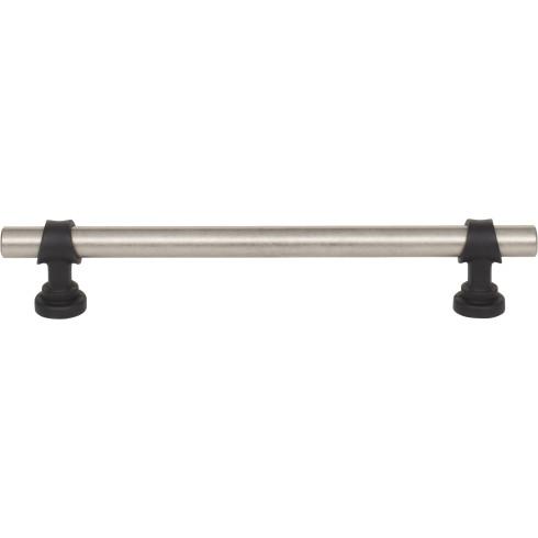 Top Knobs - Bit 6 5/16 Inch Center to Center Bar pull - Pewter Antique and Flat Black