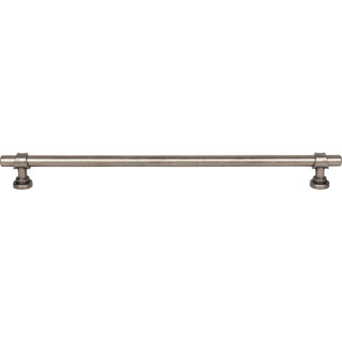 Top Knobs - Bit 12 Inch Center to Center Bar pull - Pewter Antique