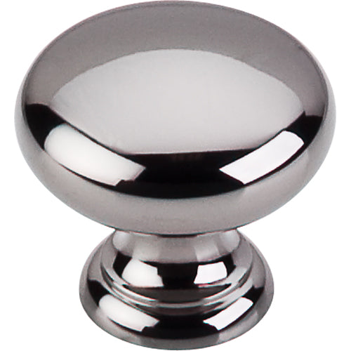 Top Knobs - Mushroom 1 1/4 Inch Diameter Round Knob - Black Nickel