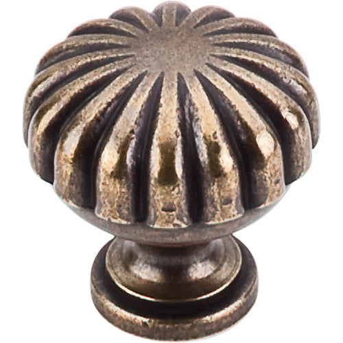 Top Knobs - Melon 1 1/4 Inch Diameter Round Knob - German Bronze