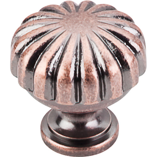 Top Knobs - Melon 1 1/4 Inch Diameter Round Knob - Antique Copper