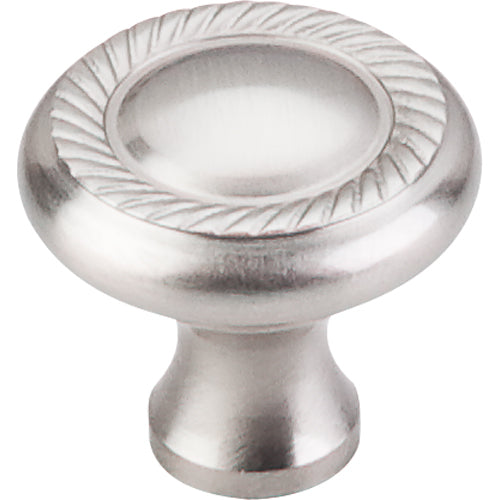 Top Knobs - Swirl Cut 1 1/4 Inch Diameter Round Knob - Brushed Satin Nickel