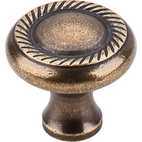 Top Knobs - Swirl Cut 1 1/4 Inch Diameter Round Knob - German Bronze