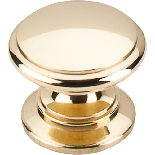 Top Knobs - Ray 1 1/4 Inch Diameter Round Knob - Polished Brass